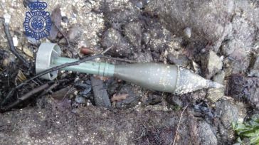 Encuentran una granada de mortero en una playa de Pontevedra
