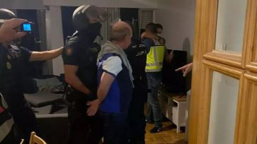 Momento de la detención de Hugo 'Pollo' Carvajal