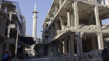 Ghouta Oriental, un suburbio de Damasco, la capital de Siria