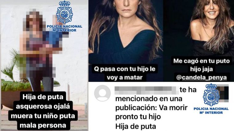 El infierno de Candela Peña con una acosadora: 'Va a morir pronto tu hijo'