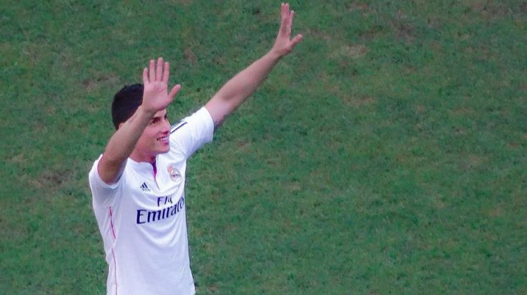 La temporada más goleadora de James Rodríguez en el Real Madrid