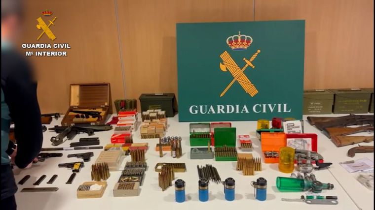 Más de 120 operaciones contra el tráfico de armas durante los últimos 5 años en España