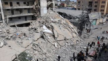 Unas 10.000 personas están sepultadas bajo los escombros en Gaza