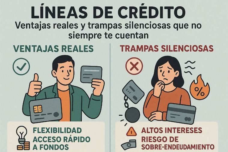 Líneas de crédito, ventajas reales y trampas silenciosas que no siempre te cuentan