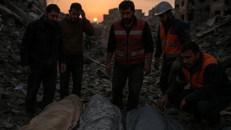 Crisis sin precedentes: Gaza ya no tiene espacio para enterrar a sus muertos y los cuerpos copan sus calles
