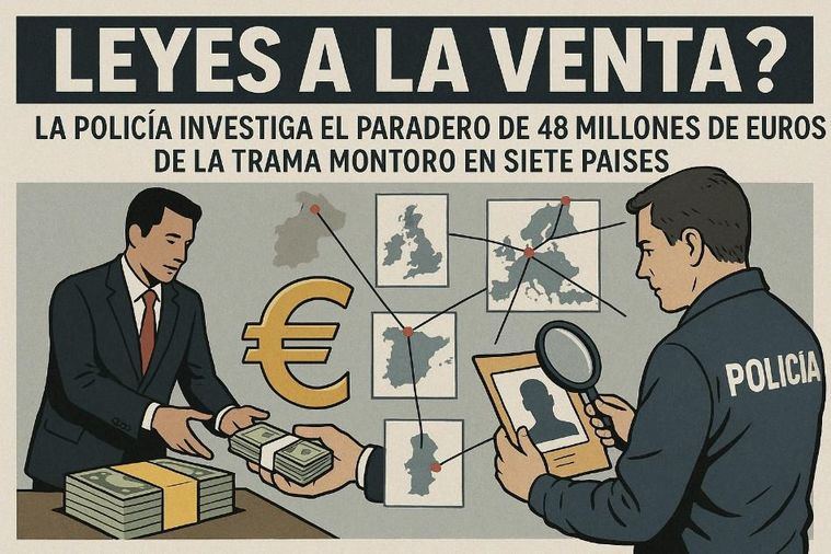 ¿Leyes a la venta?: La policía investiga el paradero de 48 millones de euros de la trama Montoro en siete países