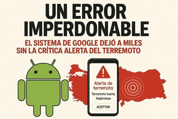 Un error imperdonable: El sistema de Google dejó a miles sin la crítica alerta del terremoto de Turquía