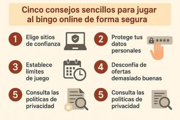 Cinco consejos sencillos para jugar al bingo online de forma segura