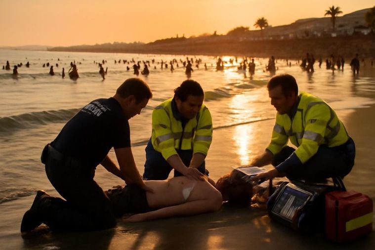 Desgarrador: Una mujer pierde la vida en la Playa de Troya mientras disfrutaba del sol