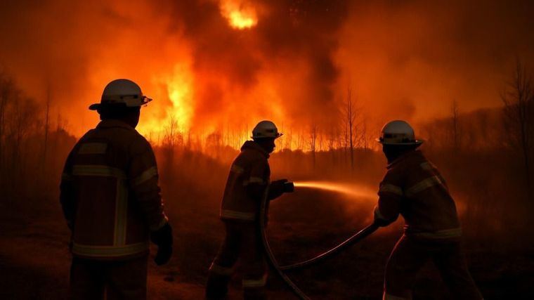 Francia se enfrenta a uno de los mayores incendios de su historia