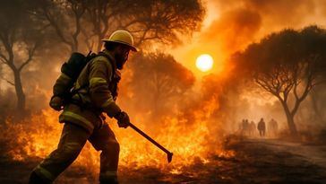 Incendios descontrolados en Tarifa y A Coruña provocan evacuaciones masivas