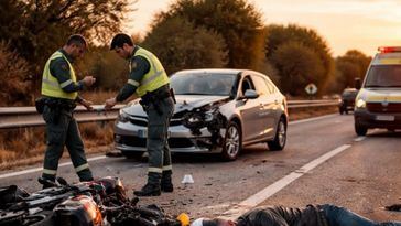 Un motorista fallece tras un choque fatal con un coche en Valladolid