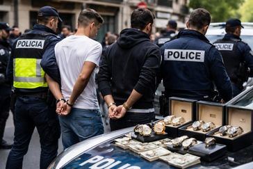 Detenidos 34 miembros de redes de robo de relojes de lujo en España y Francia
