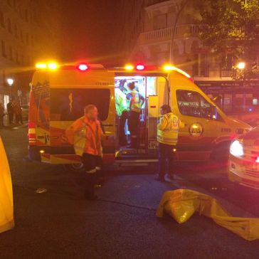 Atropellado por un conductor 'fantasma' en pleno centro de Madrid