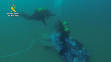 Una tonelada de hachís en el fondo del mar