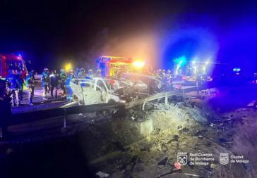 Desenlace mortal: Tres atracadores y un policía pierden la vida en un choque escalofriante en la A-7