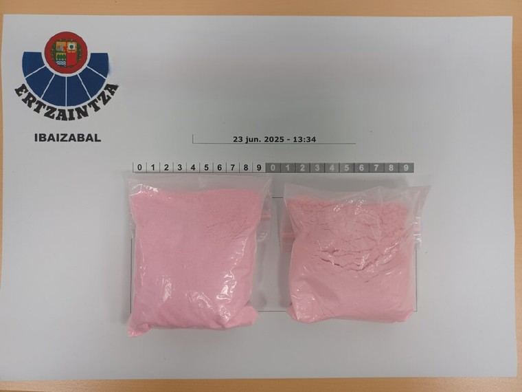 Detenido en Basauri con más de 100 gramos de tusi, la cocaína rosa