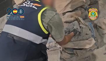 Desmantelan red criminal que introdujo 1.500 kilos de cocaína en sacos de cemento