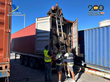 Desmantelan una red de narcotráfico en Algeciras con 120 kilos de cocaína incautados