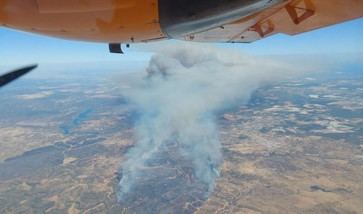 Incendio en Villanueva de los Castillejos activa fase de emergencia del Plan Infoca
