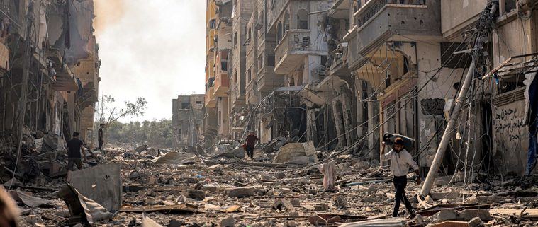 Gaza sufre apagones y caos ante el avance de las tropas israelíes