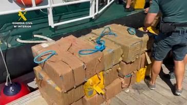 La Guardia Civil decomisa 800 kilos de cocaína en Punta Umbría