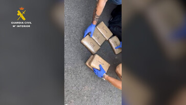 La Guardia Civil incauta una tonelada de cocaína destinada a Gran Bretaña