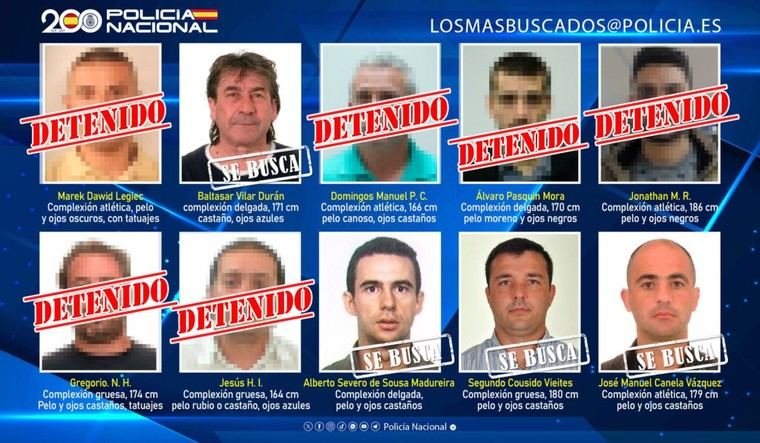 Uno de 'los 10 más buscados': Capturan al fugitivo de los tatuajes tras cinco años escondido en un cobertizo en Madrid