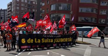 'Las seis de la Suiza' entran en prisión por coacciones tras defender a una trabajadora acosada