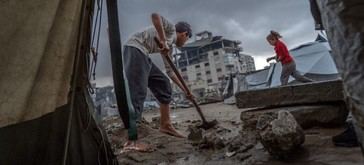 65.000 familias al borde del abismo en Gaza por las severas condiciones climáticas