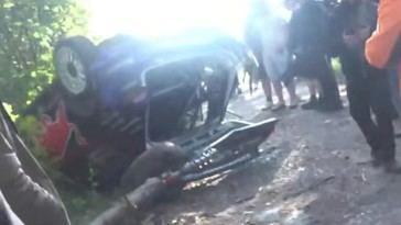 Jos Verstappen sufre un grave accidente en el Rally de Valonia pero sale ileso