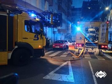 Incendio en Siero obliga a evacuar a un centenar de vecinos