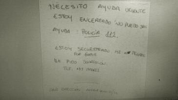 Un joven secuestrado en Vallecas pide ayuda a través de servilletas escritas a sus vecinos